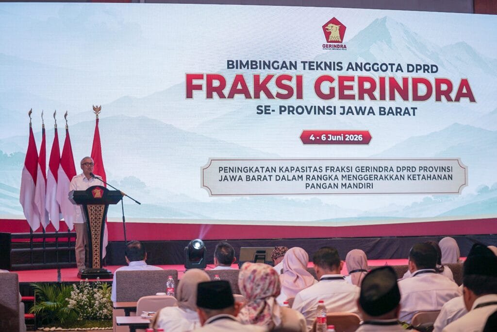 Amir Mahpud Buka Bimtek Gerindra Jabar di Kota Bekasi