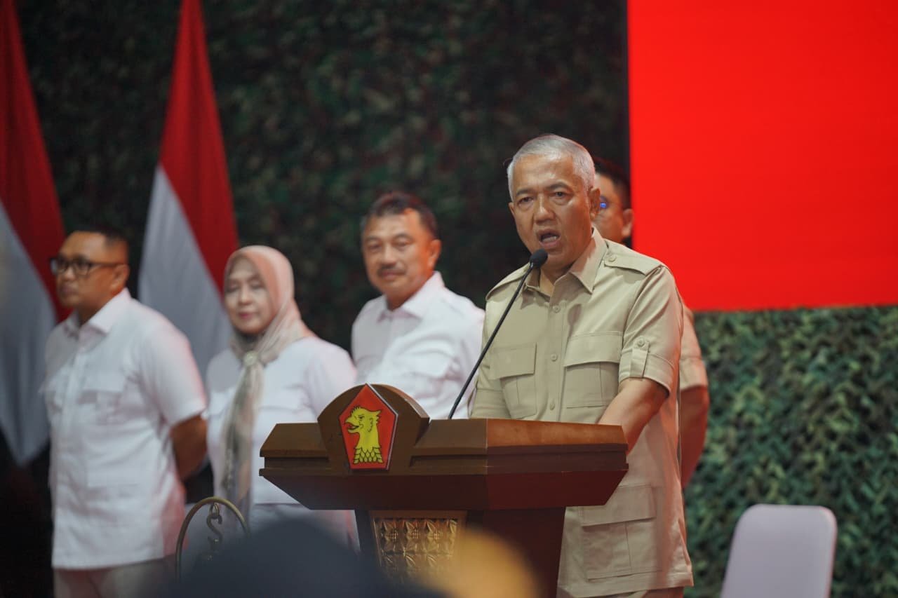 Amir Mahpud Buka Diklat Laskar Gerindra Jawa Barat