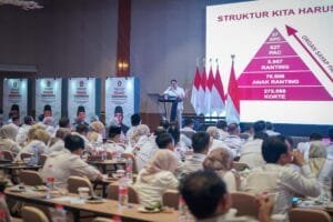 Ibnu Ariebowo Kusumo Sampaikan Materi Penguatan Kader dalam Bimtek Gerindra Jabar