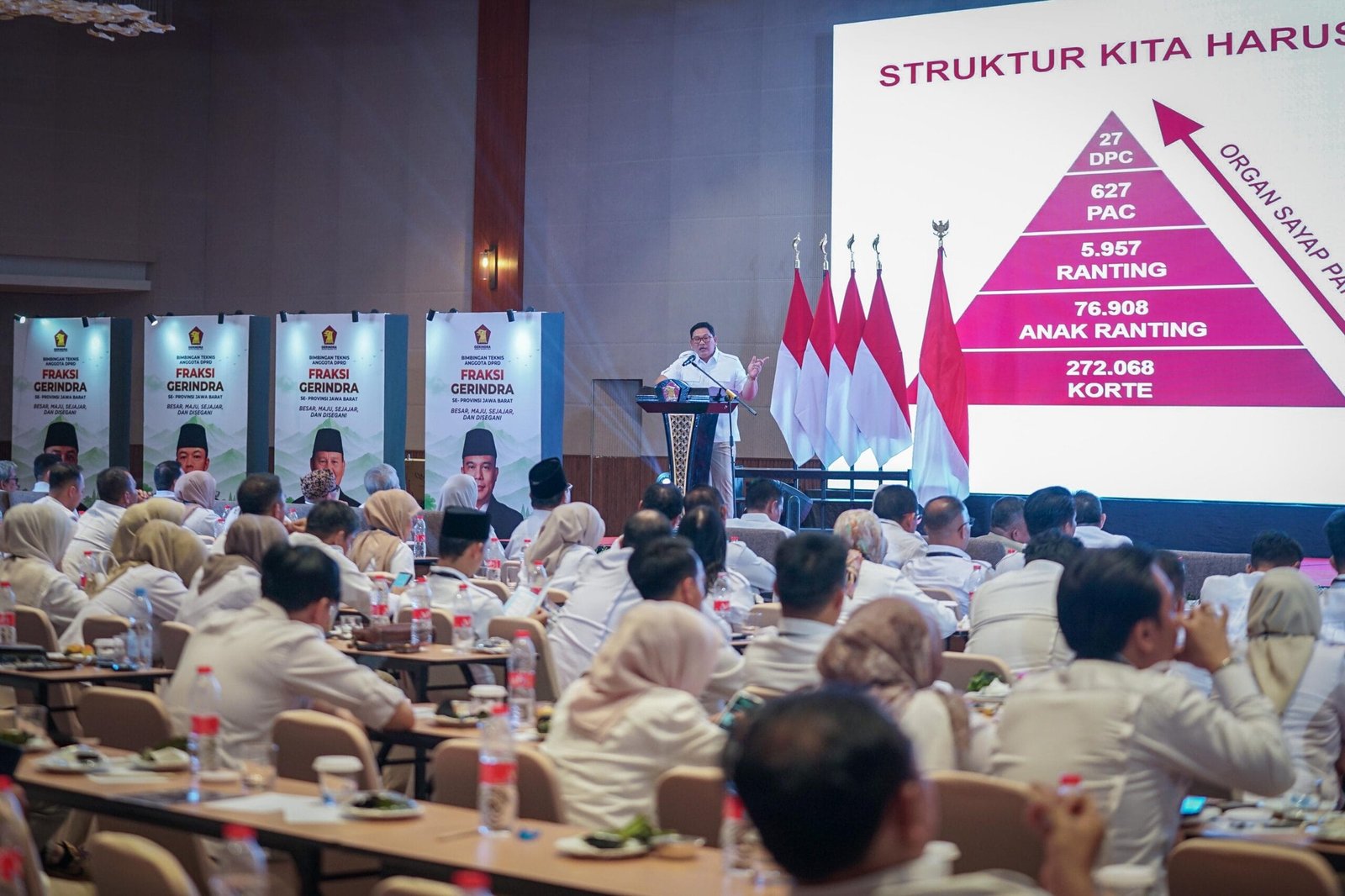 Bimtek Gerindra Jabar: Ibnu Ariebowo Perkuat Peran Kader dalam Mengawal Program Presiden