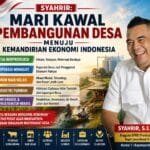 Syahrir membahas pentingnya mengawal pembangunan desa untuk memperkuat ekonomi rakyat dan kemandirian Indonesia