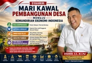 Syahrir membahas pentingnya mengawal pembangunan desa untuk memperkuat ekonomi rakyat dan kemandirian Indonesia