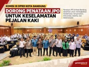 Agus Hermawan mendorong penataan JPO Kota Bandung dengan mengutamakan keselamatan dan kenyamanan pejalan kaki.