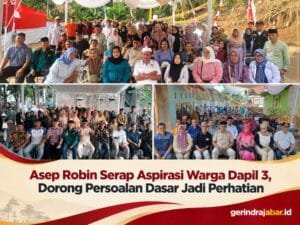 Asep Robin saat menyerap aspirasi warga Dapil 3 Kota Bandung dalam kegiatan reses dan membahas berbagai persoalan dasar masyarakat.