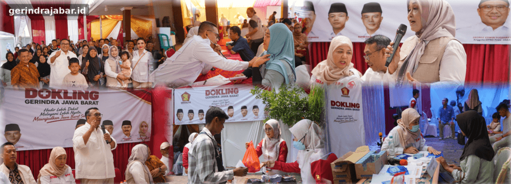 Dokling Gerindra Jabar Hadirkan Layanan Kesehatan Gratis di Cirebon