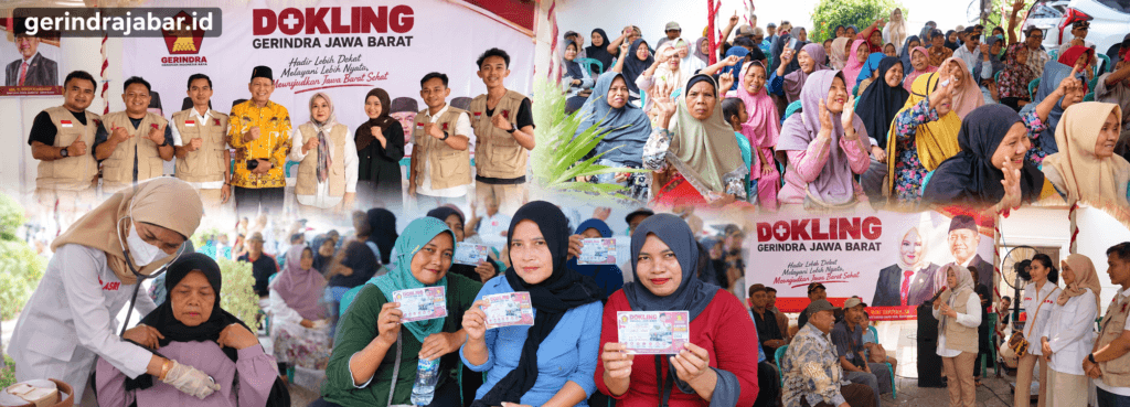 Dokling Gerindra Jabar di Indramayu, Dekatkan Layanan Kesehatan kepada Masyarakat