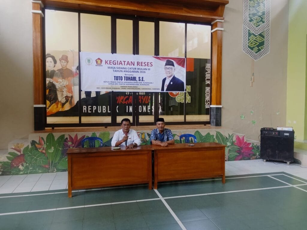 Toto Tohari mengikuti kegiatan reses untuk menyerap aspirasi masyarakat.