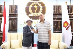 Buky Wibawa menerima audiensi manajemen WBFC U-17 menjelang final Piala Soeratin 2026 di IKN.