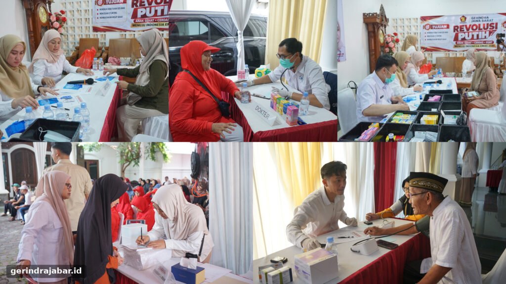 Dokling Gerindra Jawa Barat di Kota Depok Layani Masyarakat melalui Pemeriksaan Kesehatan Gratis