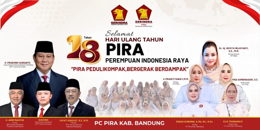 PC PIRA Kabupaten Bandung Gelar Peringatan HUT ke-18 Perempuan Indonesia Raya